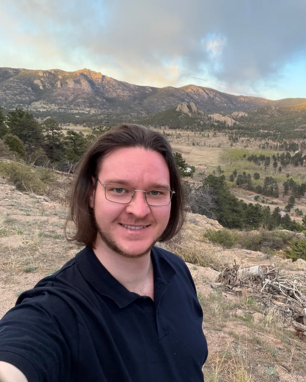 Candid phone selfie of Max Werner, founder of PoseLab